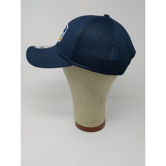 New Era 9Forty Snapback Mesh Back Hat OSFM Adjustable E.F. Transit Blue - Picture 5 of 12